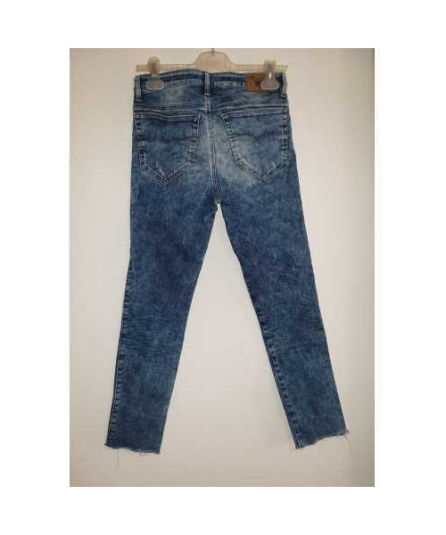 Pantaloni de blugi model decolorat Skinzee