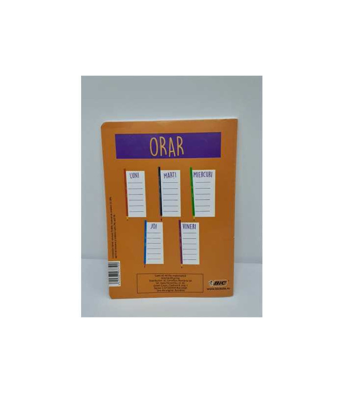 Caiet matematica A5 40 file Bic model fetita