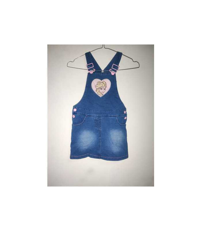 Sarafan pentru fetite cu imprimeu Elsa si bretele reglabile Disney