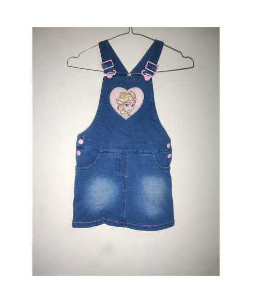 Sarafan pentru fetite cu imprimeu Elsa si bretele reglabile Disney