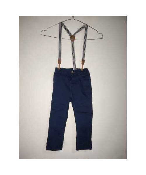 Pantaloni copii cu bretele detasabile H&M