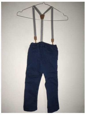 Pantaloni copii cu bretele detasabile H&M 2