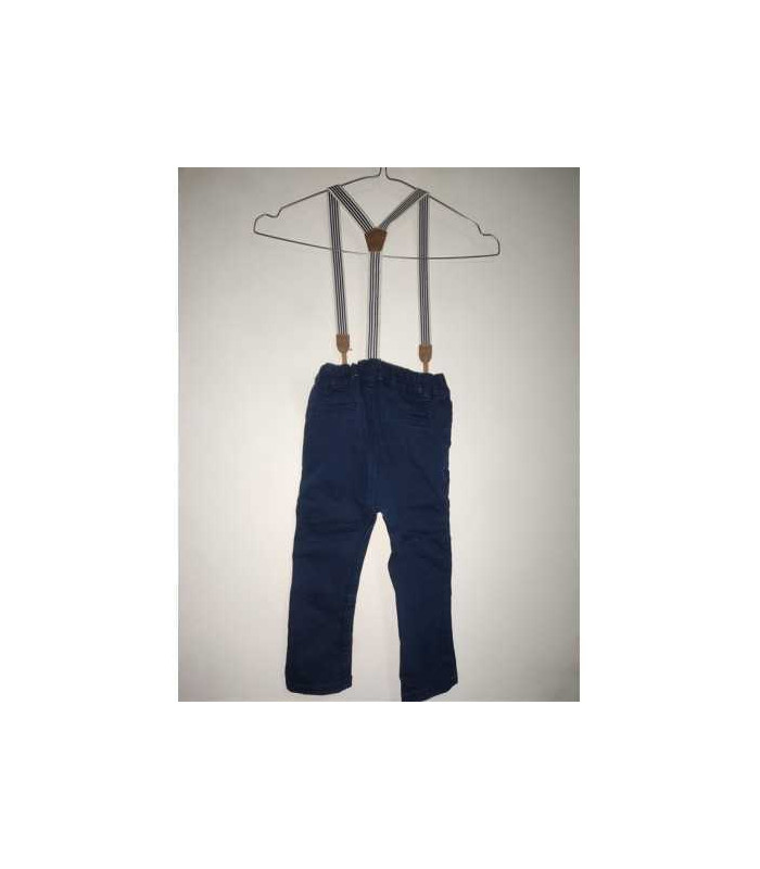 Pantaloni copii cu bretele detasabile H&M