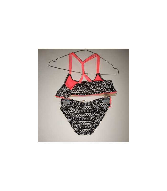 Costum de baie din 2 piese cu motive geometrice Jumbo