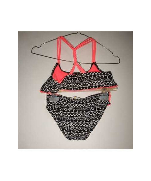 Costum de baie din 2 piese cu motive geometrice Jumbo