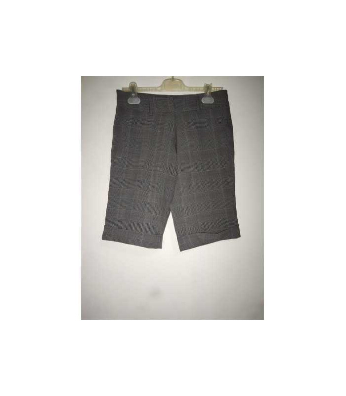 Pantaloni dama trei sferturi cu model in carouri JENNYFER