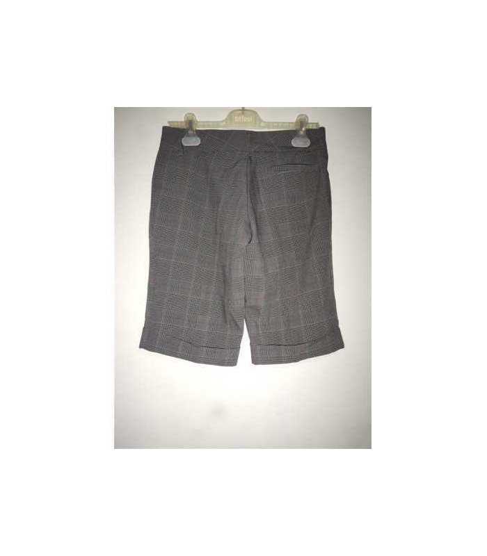 Pantaloni dama trei sferturi cu model in carouri JENNYFER