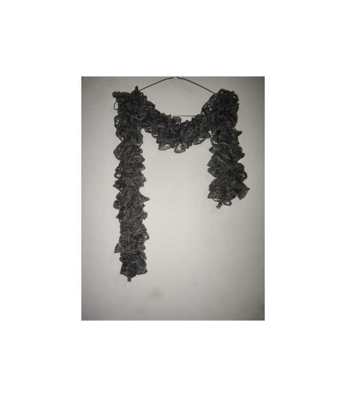 Esarfa dama tricotata culoare gri