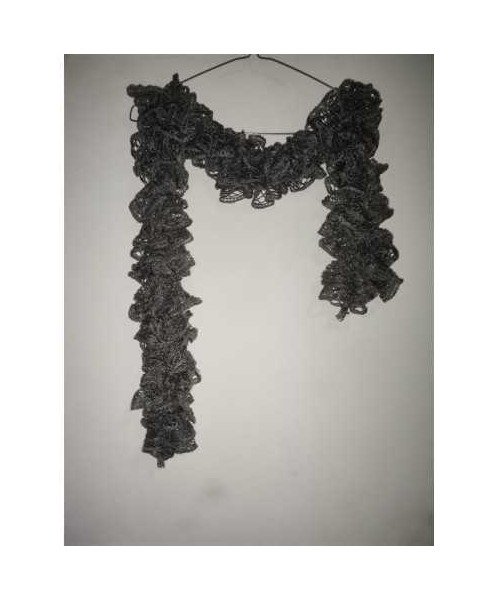 Esarfa dama tricotata culoare gri