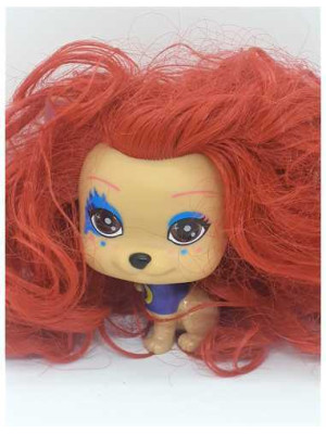 Figurina catelus cu parul lung