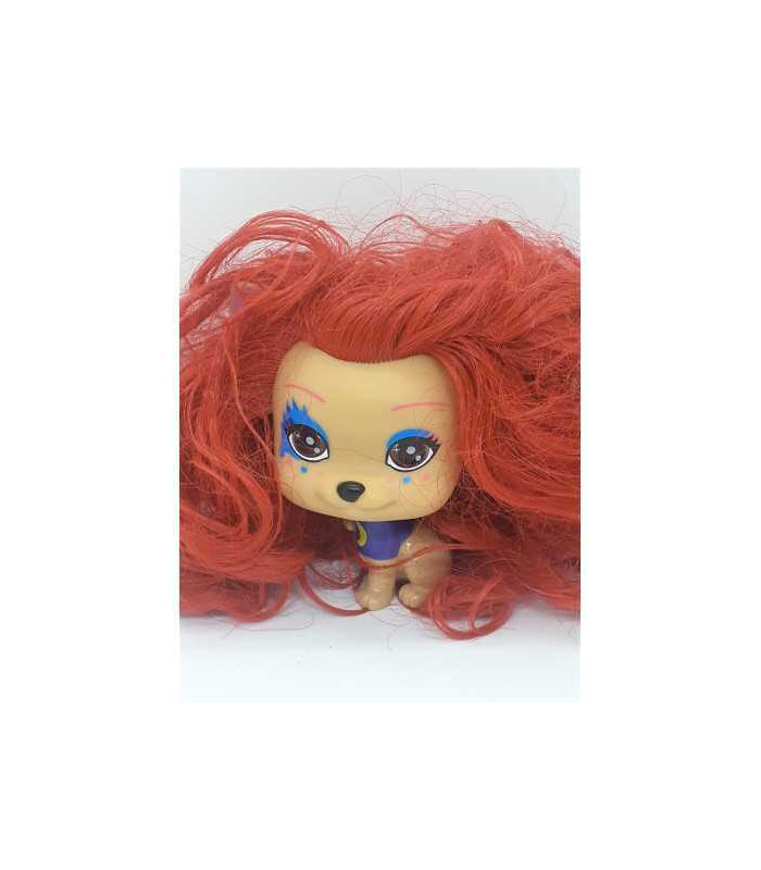 Figurina catelus cu parul lung