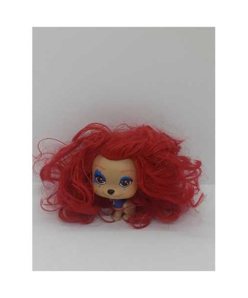 Figurina catelus cu parul lung