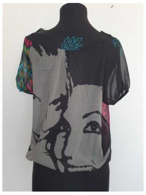 Bluzita de vara dama multicolora 2