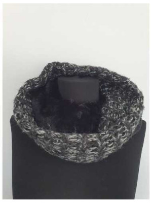 Fular dama circular model tricotat Clockhouse 2