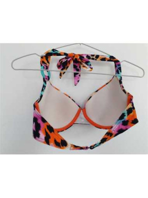 Sutien de baie cu print multicolor Cyell 2
