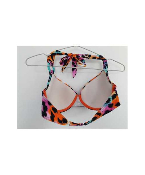 Sutien de baie cu print multicolor Cyell