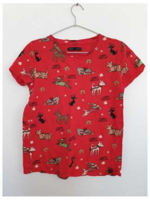 Tricou cu print catelusi Sinsay