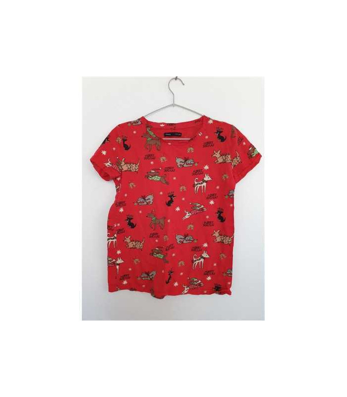 Tricou cu print catelusi Sinsay