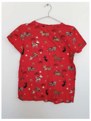 Tricou cu print catelusi Sinsay 2