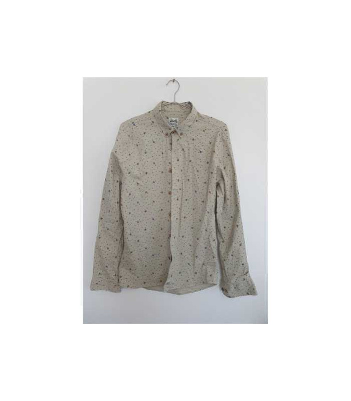 Camasa deosebita cu imprimeu geometric multicolor GOLF STAR