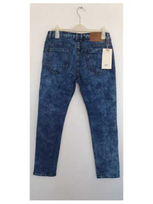 Pantaloni lungi de blugi cu fermoar deasupra genunchiului L&B 2