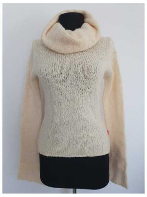 Pulover dama tricotat cu guler inalt Onix