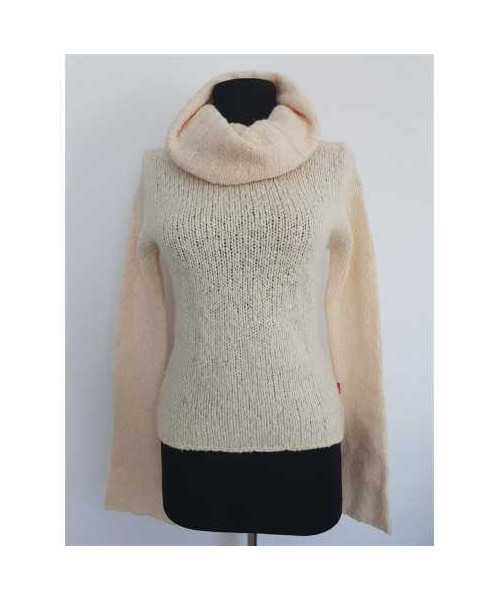 Pulover dama tricotat cu guler inalt Onix