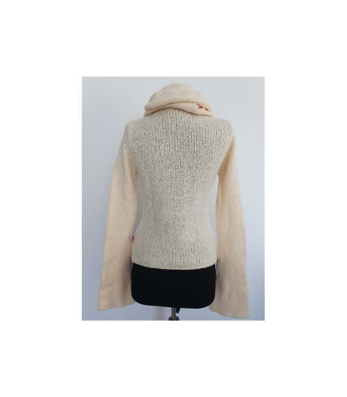 Pulover dama tricotat cu guler inalt Onix