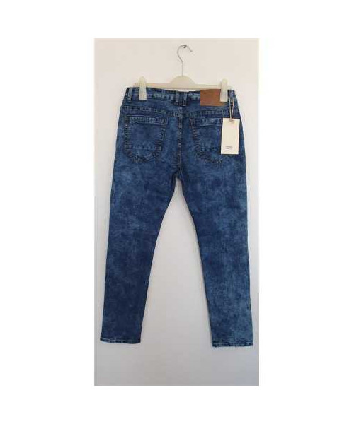 Pantaloni lungi de blugi cu fermoar deasupra genunchiului L&B