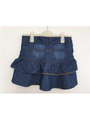 Fustita scurta de blugi cu volane Here There 2