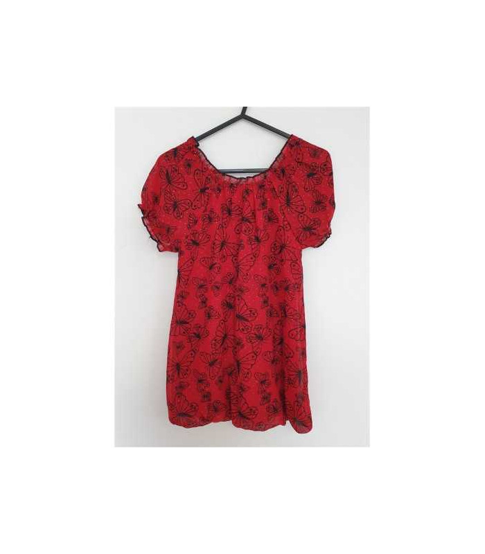 Bluza cu maneca scurta accesorizata cu fundita George