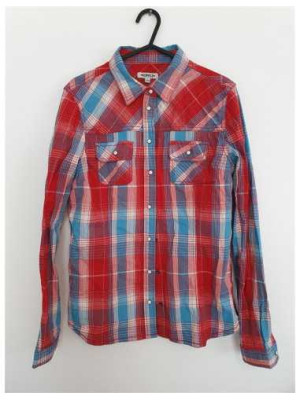 Camasa pentru copii in carouri cu capse Kenvelo