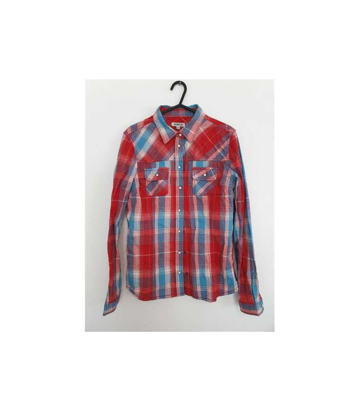 Camasa pentru copii in carouri cu capse Kenvelo