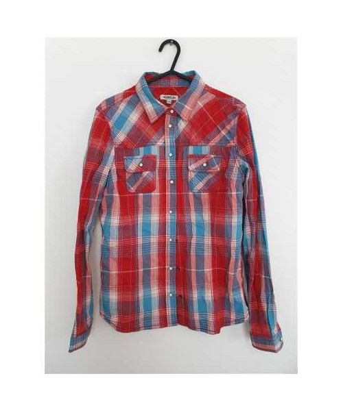 Camasa pentru copii in carouri cu capse Kenvelo