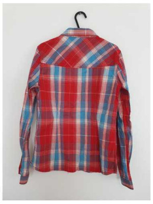 Camasa pentru copii in carouri cu capse Kenvelo 2