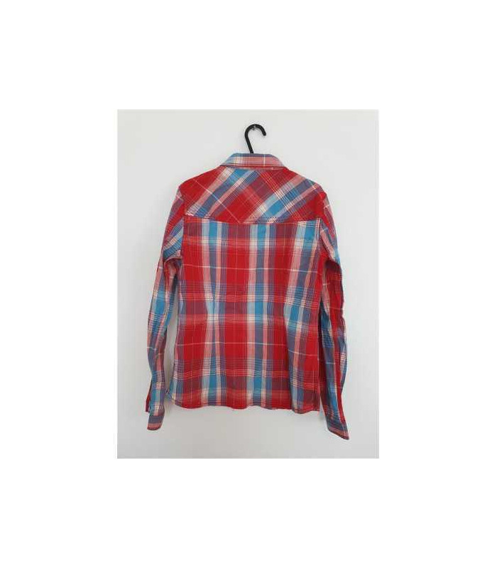 Camasa pentru copii in carouri cu capse Kenvelo