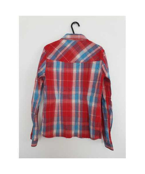 Camasa pentru copii in carouri cu capse Kenvelo