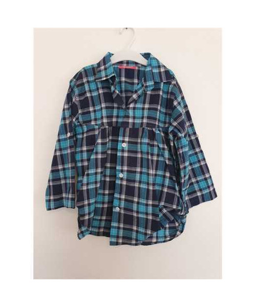 Camasa in carouri pentru fetite