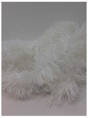 Beteala pentru brad Craciun culoare alb