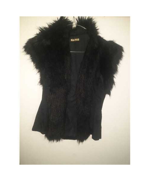 Vesta dama accesorizata cu blana artificiala Ka YXS