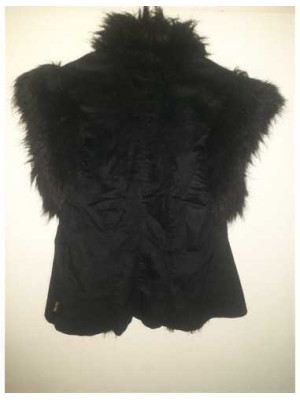 Vesta dama accesorizata cu blana artificiala Ka YXS 2