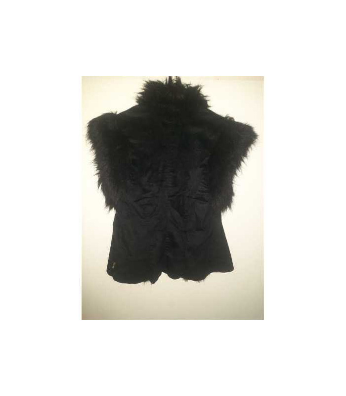 Vesta dama accesorizata cu blana artificiala Ka YXS