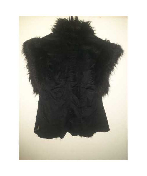 Vesta dama accesorizata cu blana artificiala Ka YXS