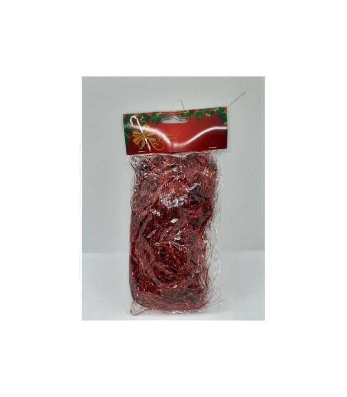 Beteala Decorativa de Craciun cu stelute culoare rosu 20g