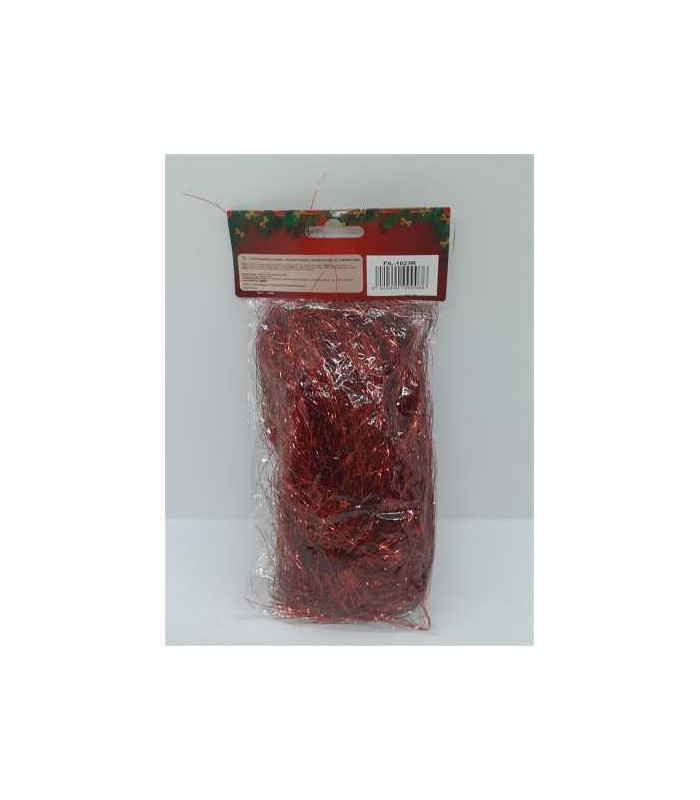 Beteala Decorativa de Craciun cu stelute culoare rosu 20g