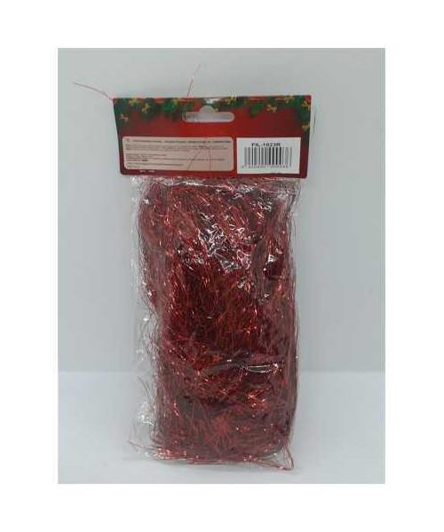 Beteala Decorativa de Craciun cu stelute culoare rosu 20g