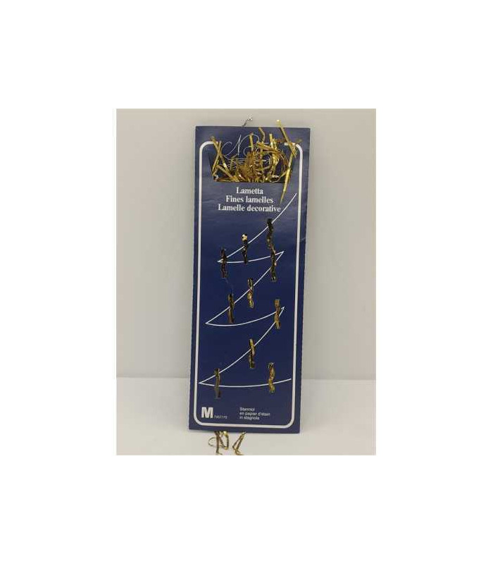 Lamele din staniol decorative culoare auriu pentru Craciun