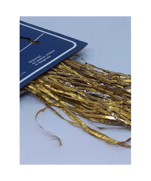 Lamele din staniol decorative culoare auriu pentru Craciun