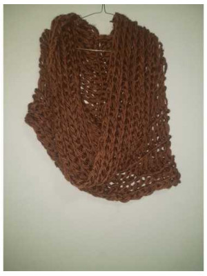 Fular dama circular model tricotat