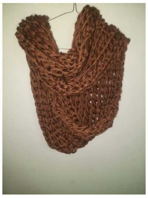 Fular dama circular model tricotat 2